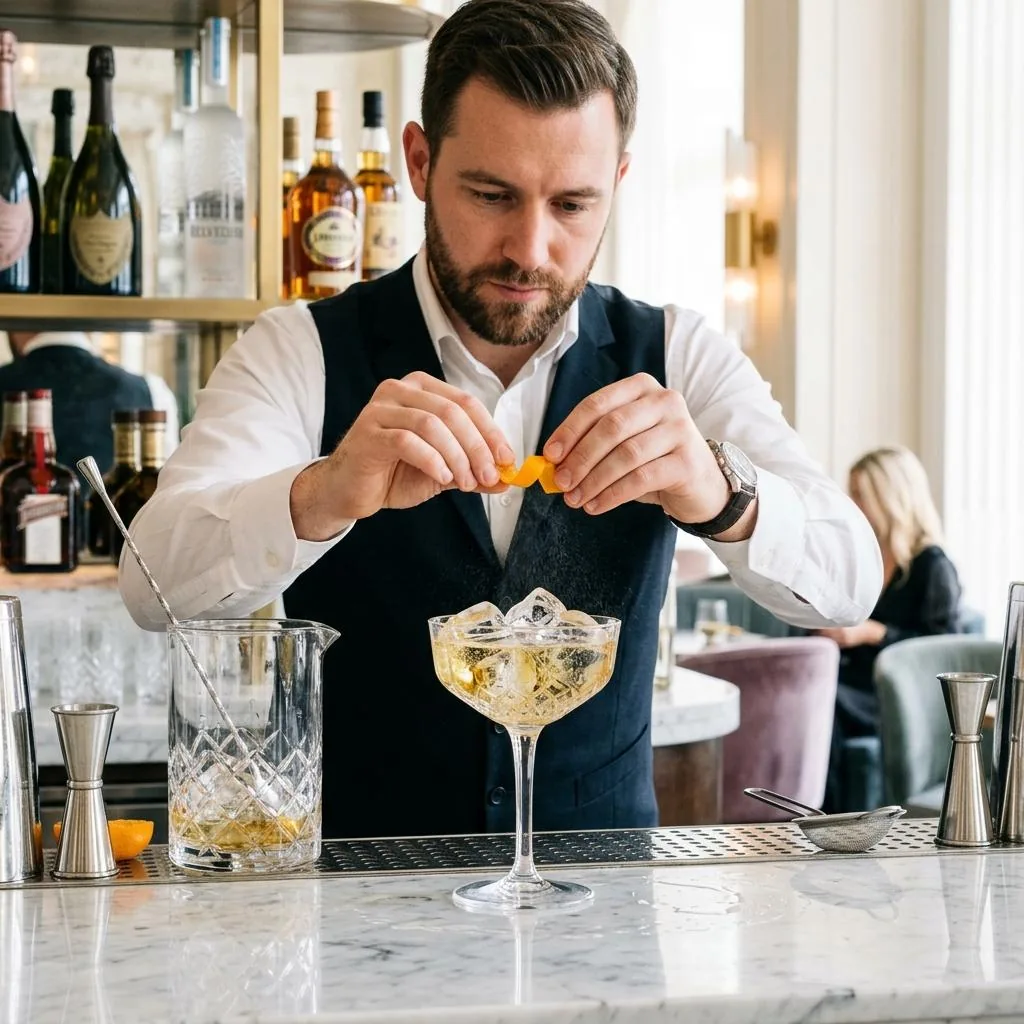 Bartender de coctelería